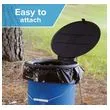 Toilet Seat w/Lid and 3 Bags f